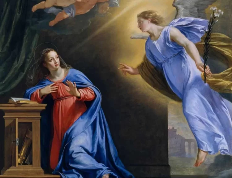 Anunciação do Anjo a Maria por São Bernardo de Claraval